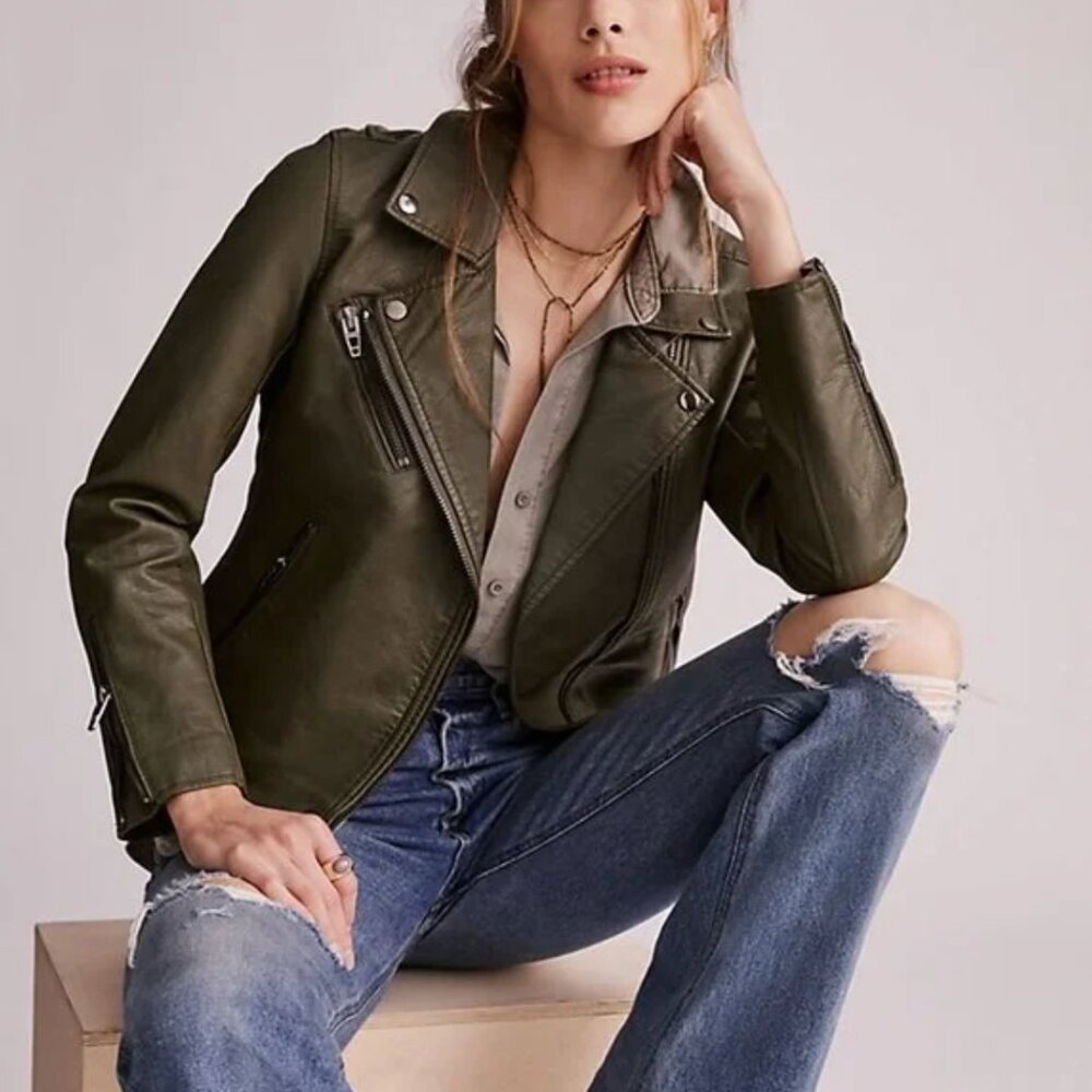 NWT Anthropologie Blank NYC Moto Jacket
